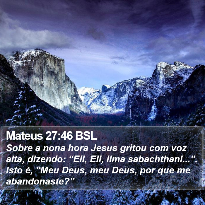 Mateus 27:46 BSL Bible Study