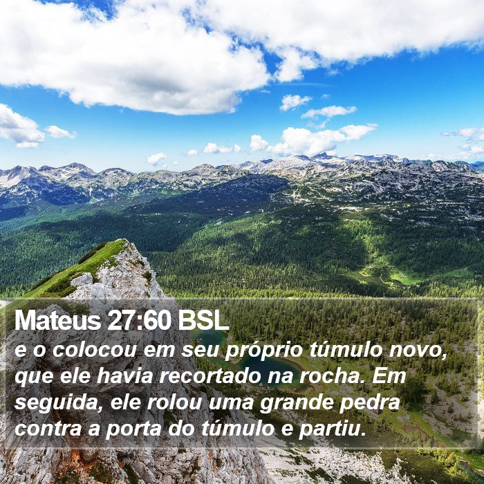 Mateus 27:60 BSL Bible Study