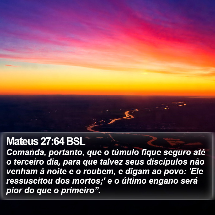 Mateus 27:64 BSL Bible Study