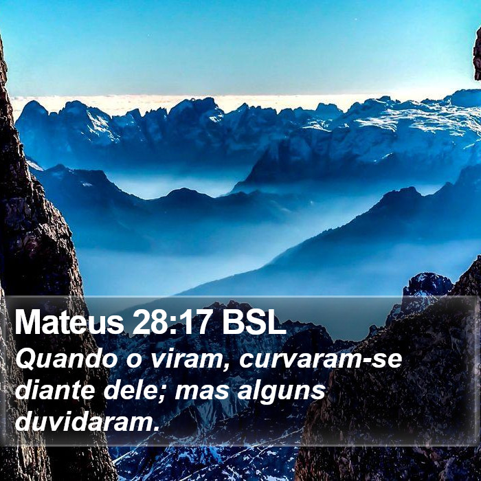 Mateus 28:17 BSL Bible Study