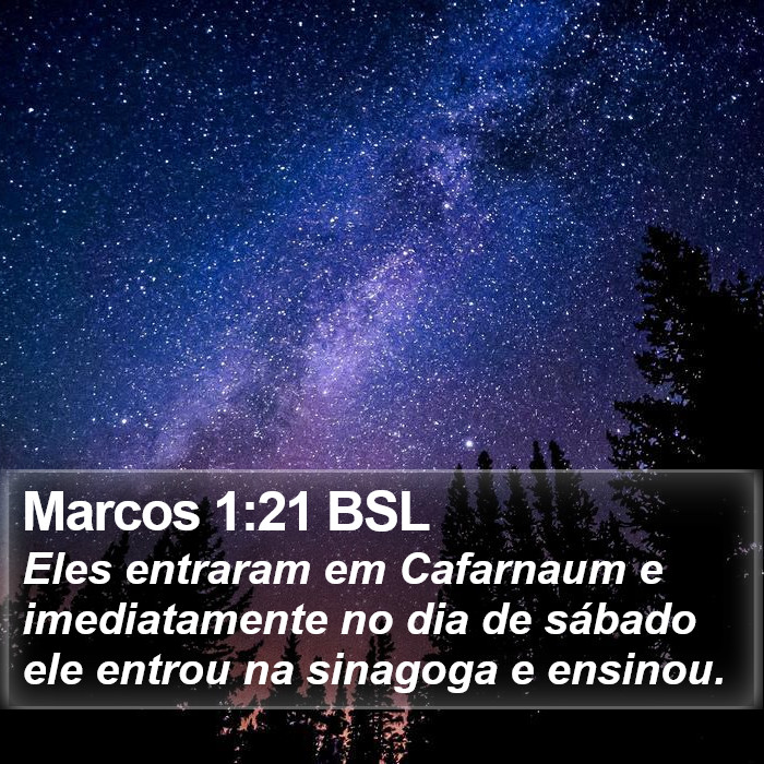 Marcos 1:21 BSL Bible Study