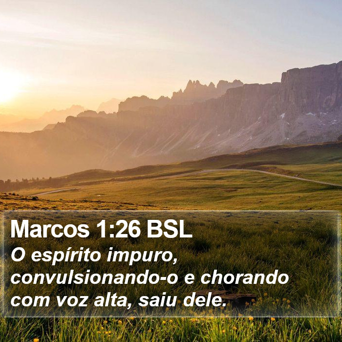 Marcos 1:26 BSL Bible Study