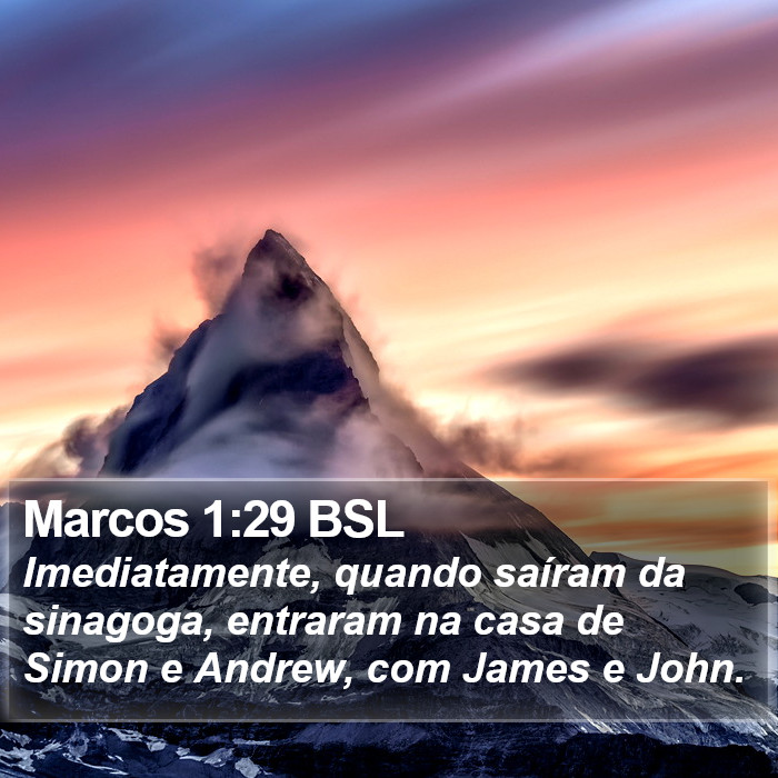 Marcos 1:29 BSL Bible Study