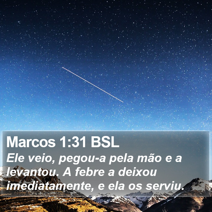 Marcos 1:31 BSL Bible Study