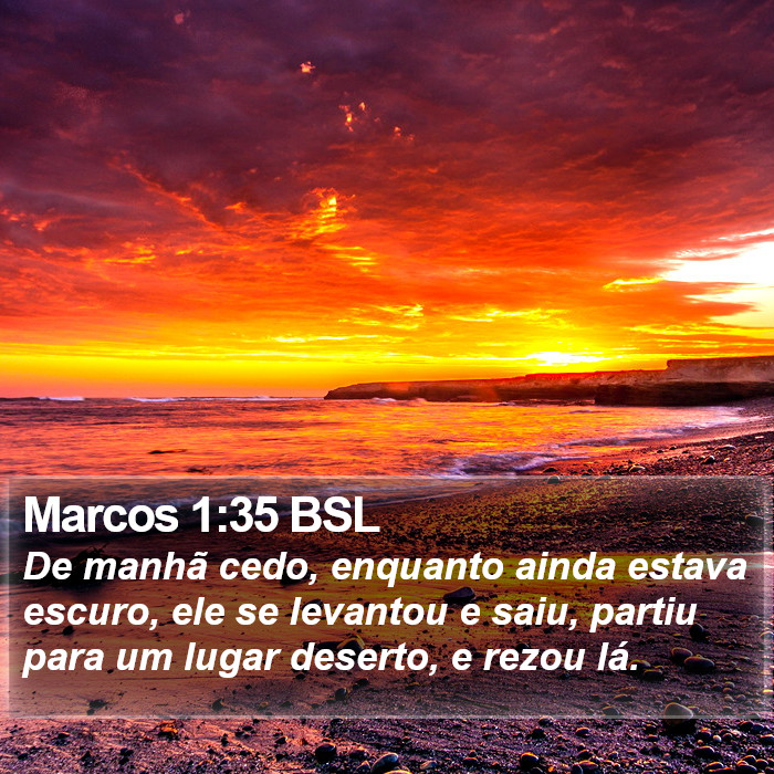 Marcos 1:35 BSL Bible Study