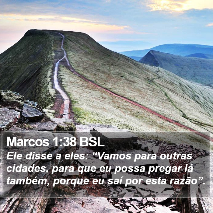 Marcos 1:38 BSL Bible Study