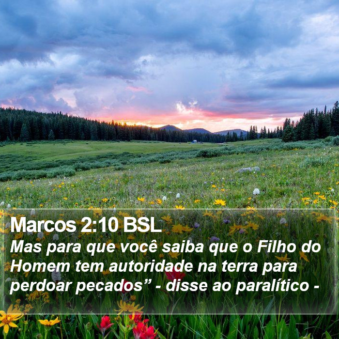 Marcos 2:10 BSL Bible Study