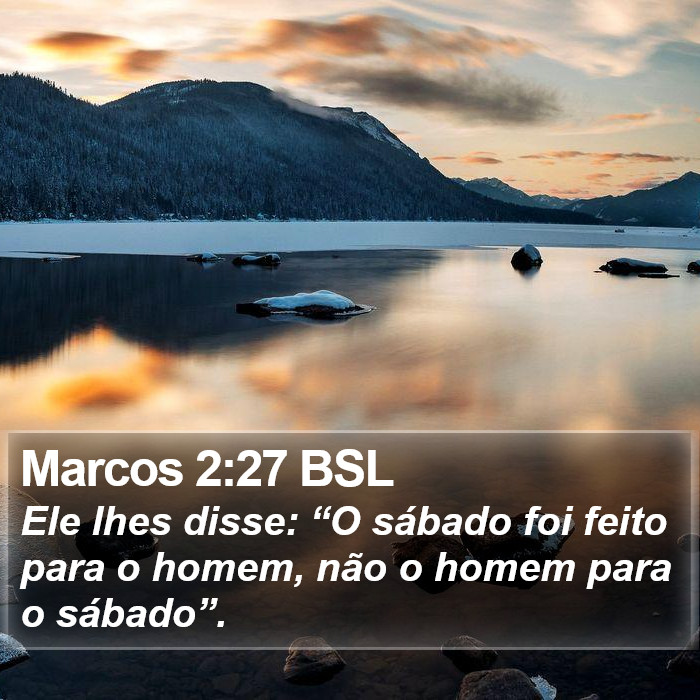 Marcos 2:27 BSL Bible Study