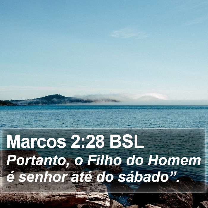 Marcos 2:28 BSL Bible Study