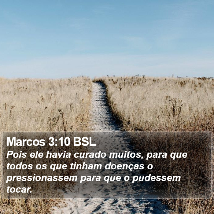 Marcos 3:10 BSL Bible Study