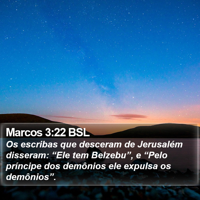 Marcos 3:22 BSL Bible Study