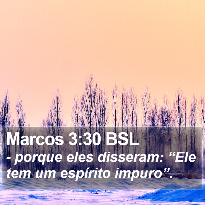 Marcos 3:30 BSL Bible Study