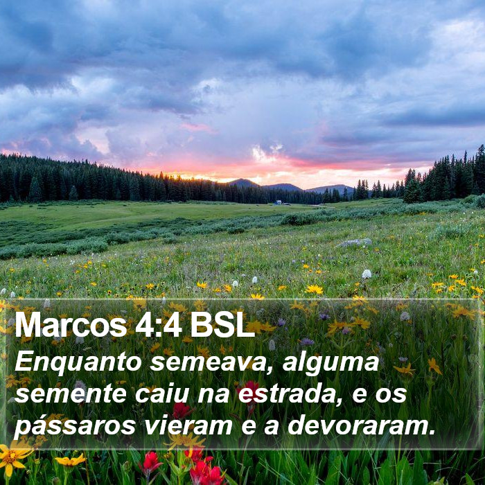 Marcos 4:4 BSL Bible Study