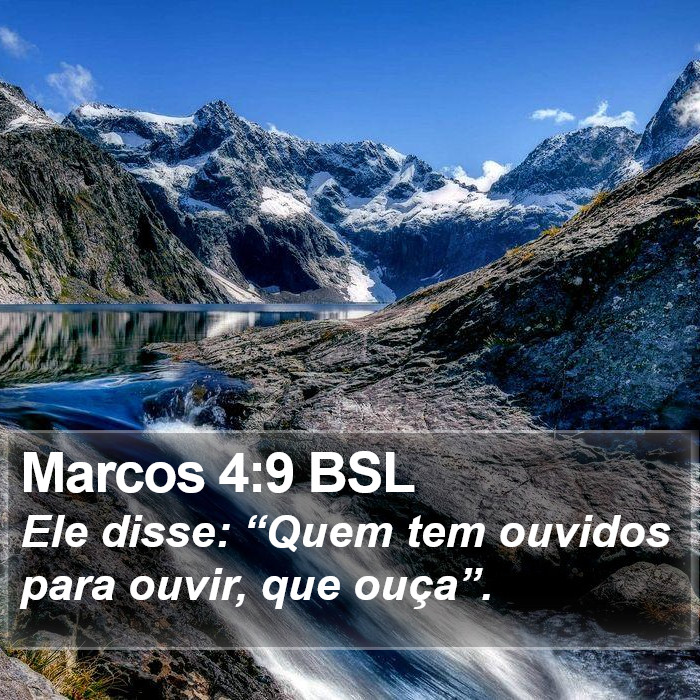 Marcos 4:9 BSL Bible Study