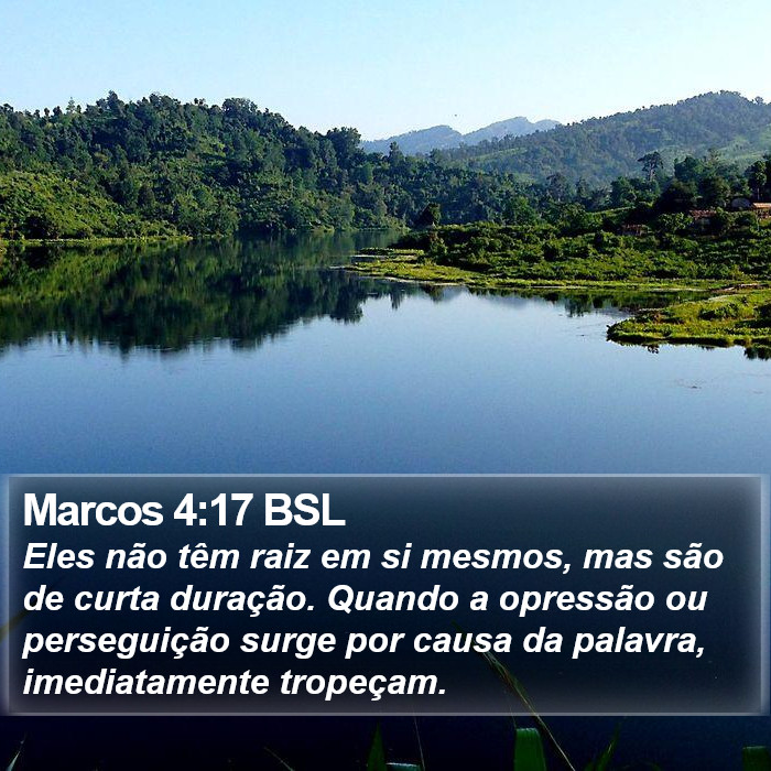 Marcos 4:17 BSL Bible Study