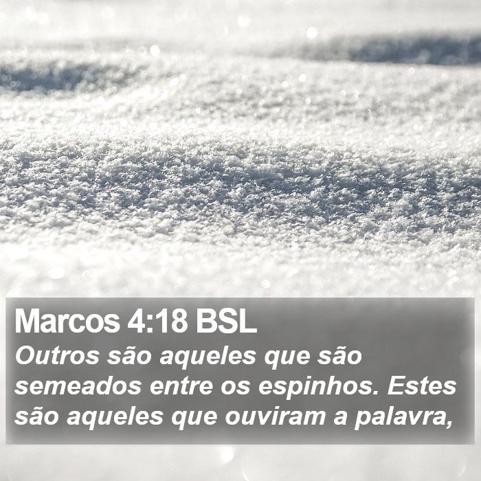 Marcos 4:18 BSL Bible Study