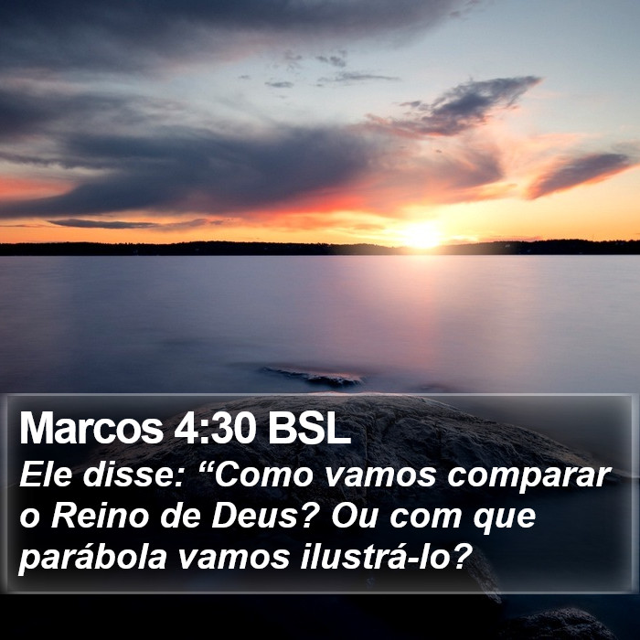 Marcos 4:30 BSL Bible Study