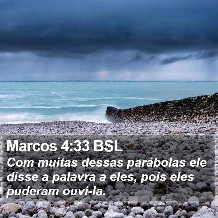 Marcos 4:33 BSL Bible Study