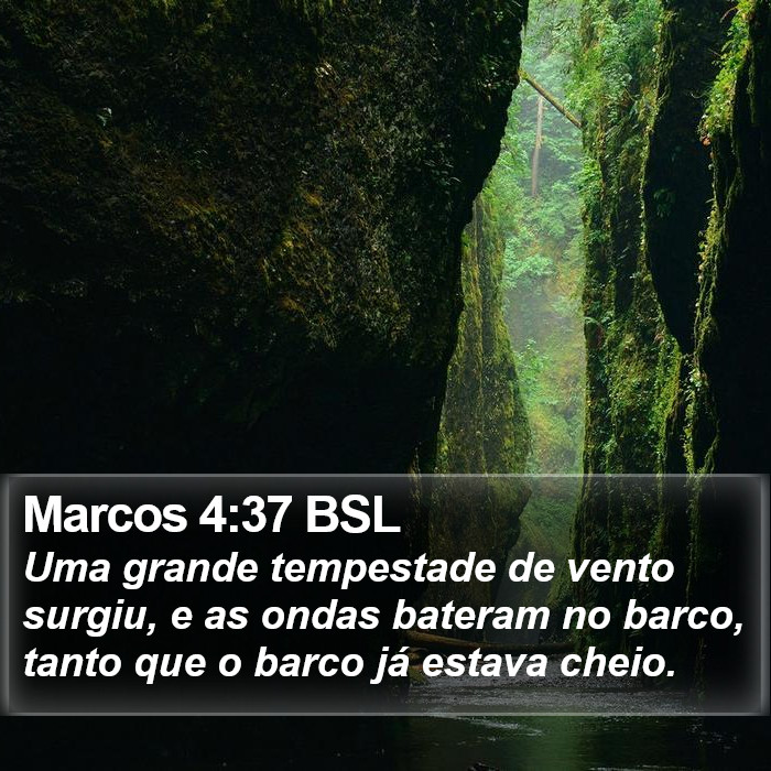 Marcos 4:37 BSL Bible Study