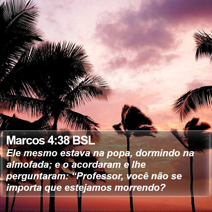 Marcos 4:38 BSL Bible Study