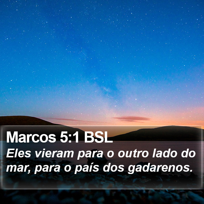 Marcos 5:1 BSL Bible Study