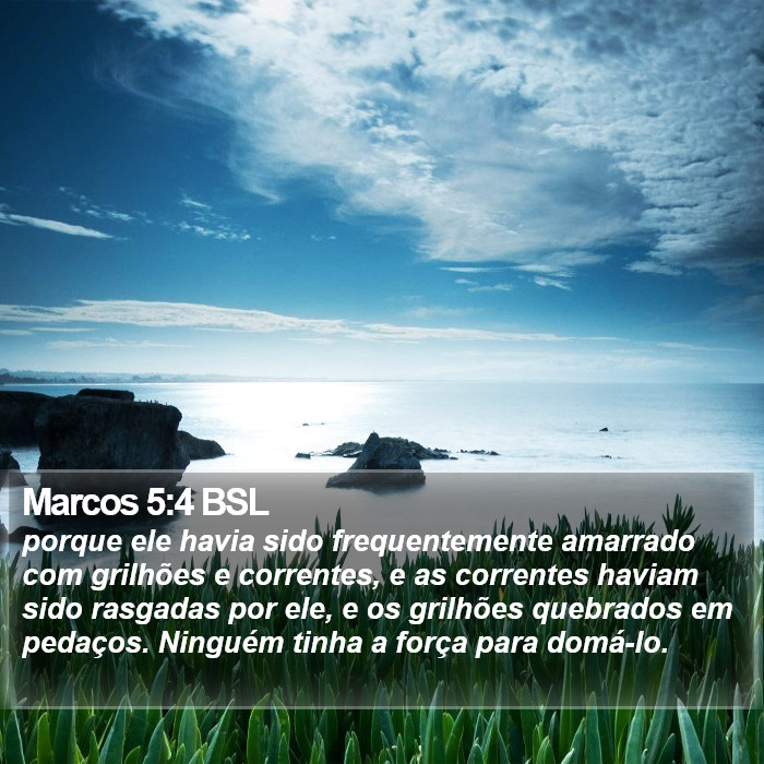 Marcos 5:4 BSL Bible Study