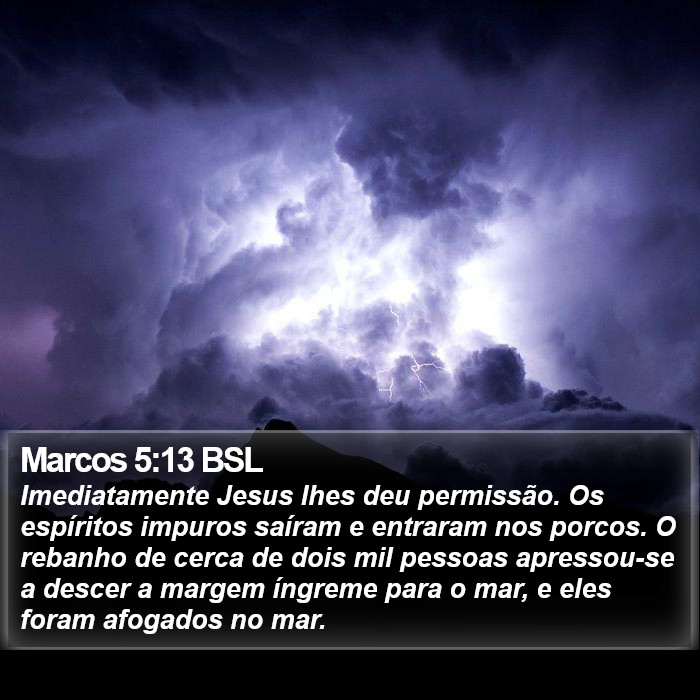 Marcos 5:13 BSL Bible Study