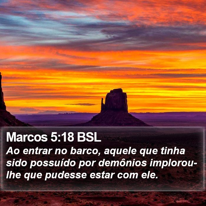 Marcos 5:18 BSL Bible Study