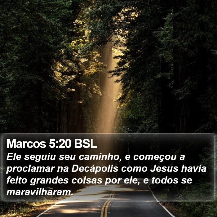 Marcos 5:20 BSL Bible Study