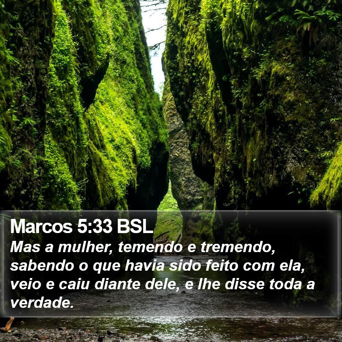 Marcos 5:33 BSL Bible Study