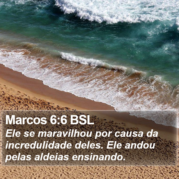 Marcos 6:6 BSL Bible Study