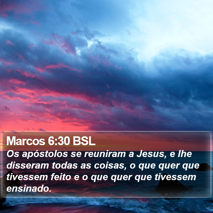 Marcos 6:30 BSL Bible Study