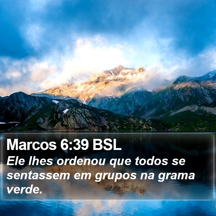 Marcos 6:39 BSL Bible Study