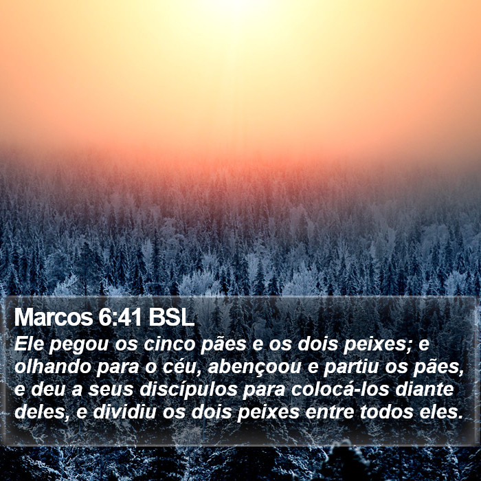 Marcos 6:41 BSL Bible Study