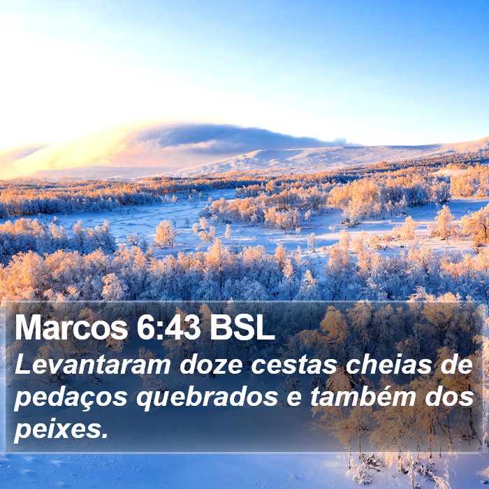 Marcos 6:43 BSL Bible Study