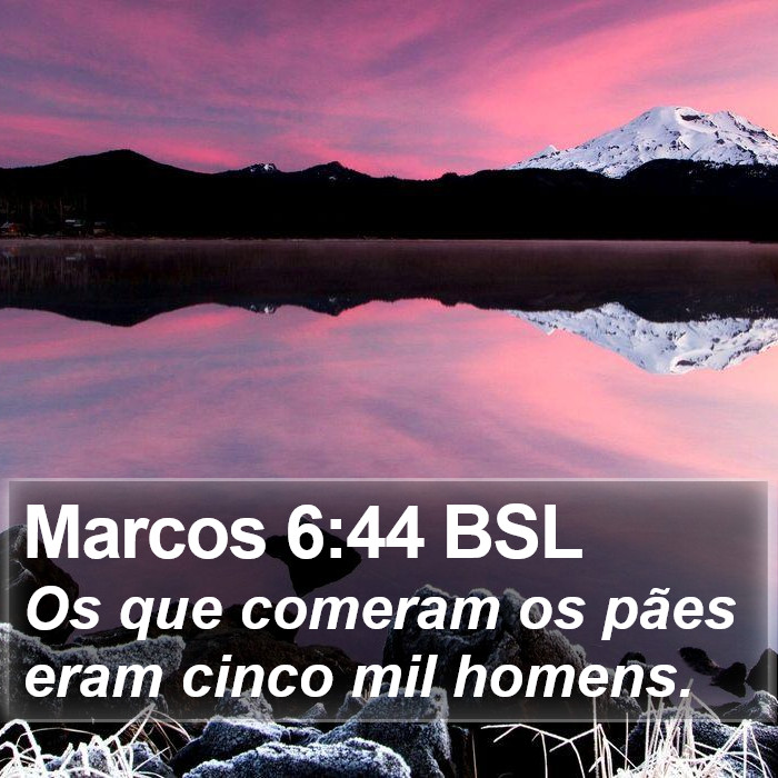 Marcos 6:44 BSL Bible Study