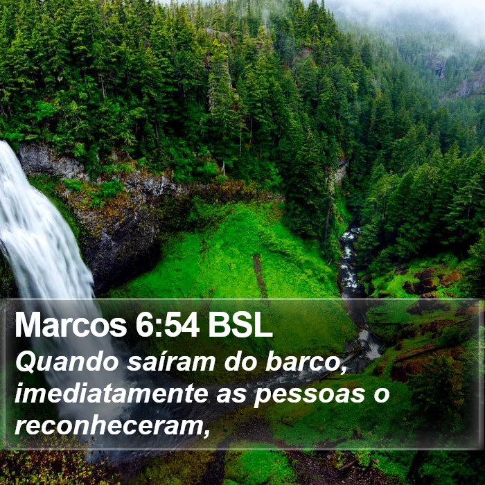 Marcos 6:54 BSL Bible Study