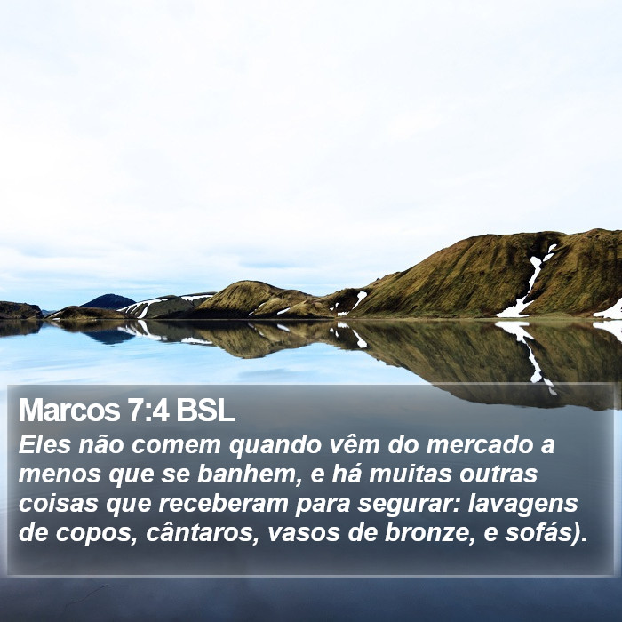 Marcos 7:4 BSL Bible Study