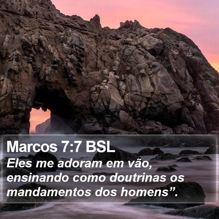 Marcos 7:7 BSL Bible Study