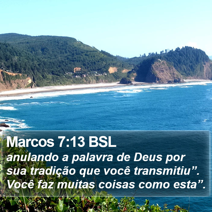 Marcos 7:13 BSL Bible Study