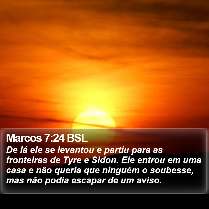 Marcos 7:24 BSL Bible Study