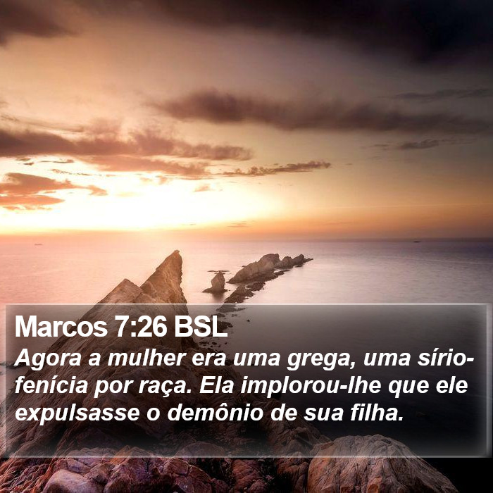 Marcos 7:26 BSL Bible Study