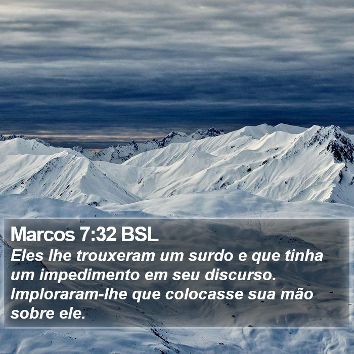 Marcos 7:32 BSL Bible Study