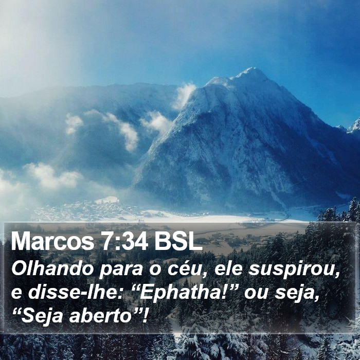 Marcos 7:34 BSL Bible Study