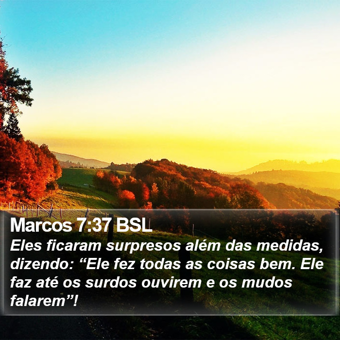 Marcos 7:37 BSL Bible Study