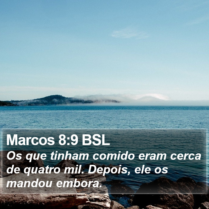 Marcos 8:9 BSL Bible Study