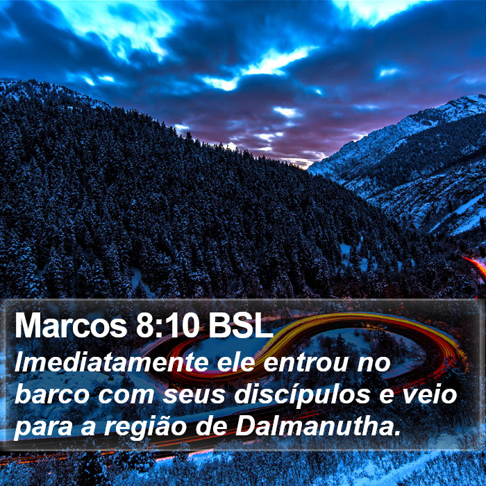 Marcos 8:10 BSL Bible Study