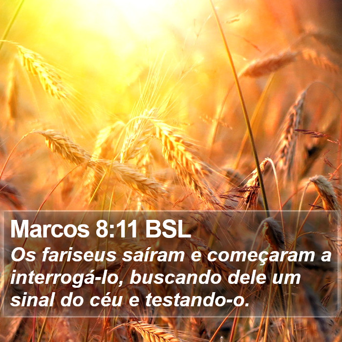 Marcos 8:11 BSL Bible Study