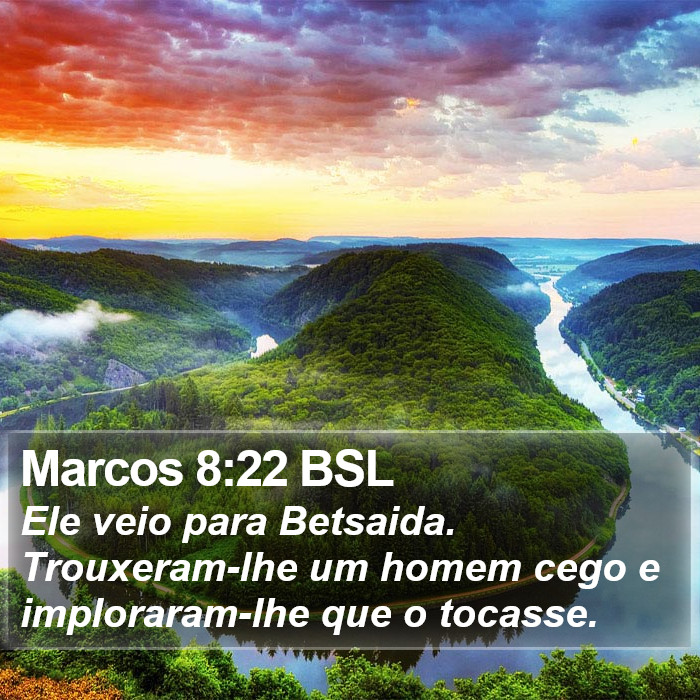 Marcos 8:22 BSL Bible Study