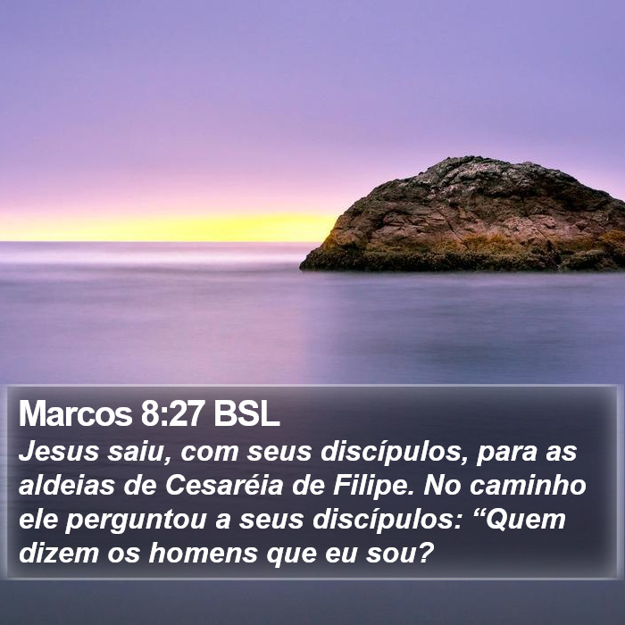 Marcos 8:27 BSL Bible Study